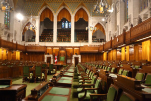 An image of the interior of the House of Commons