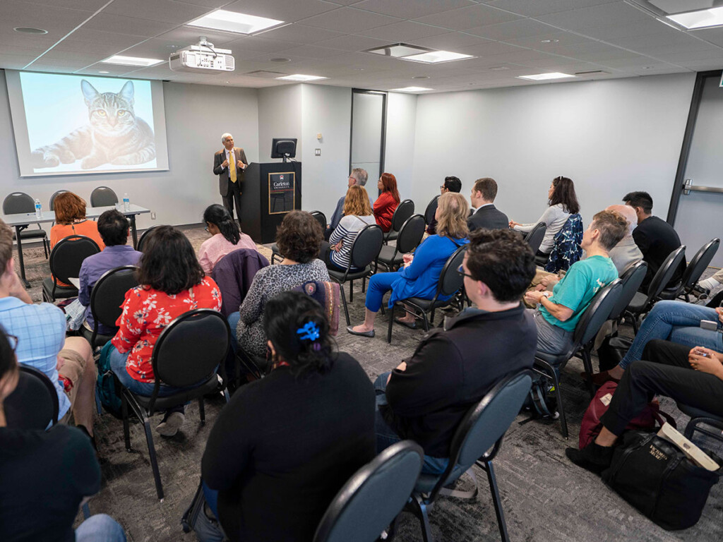 India High Commissioner and Slumdog Millionaire Author Visits Carleton University
