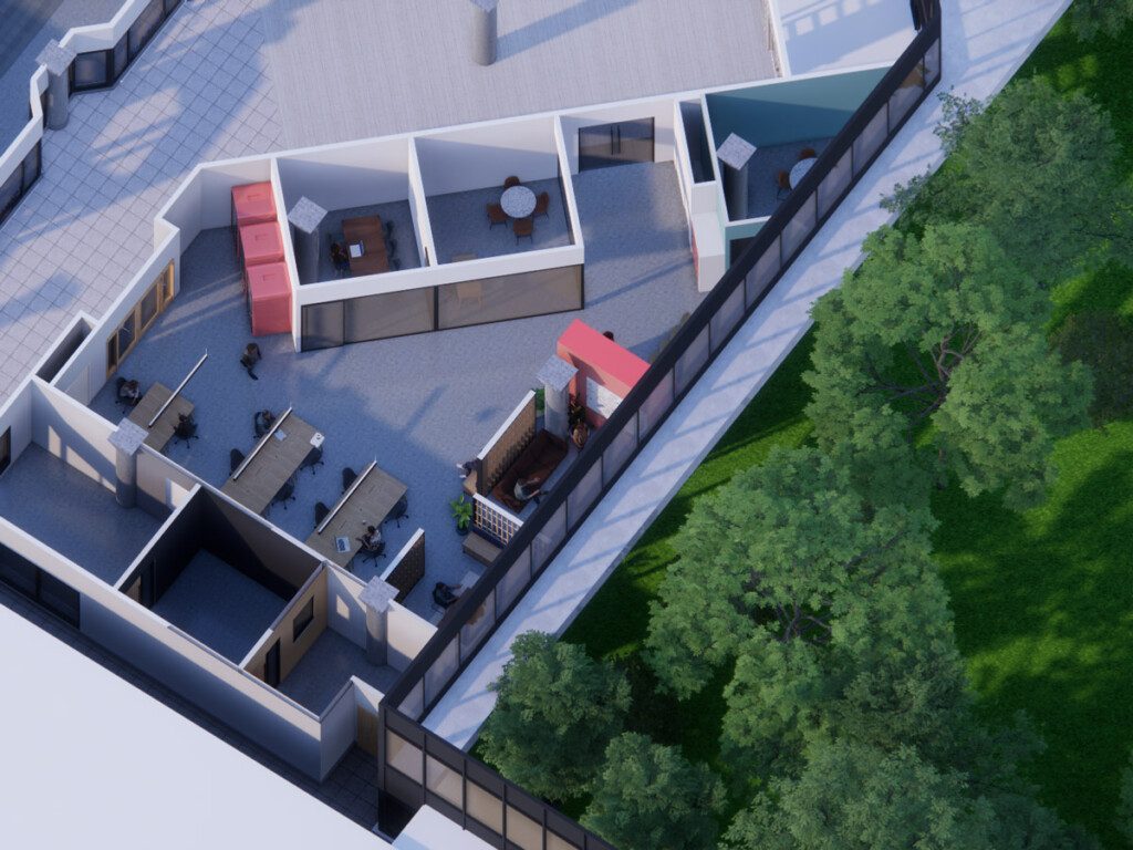 Innovation space from an aerial view