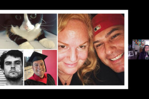 Photos presented by Jesse Thistle during an online video presentation