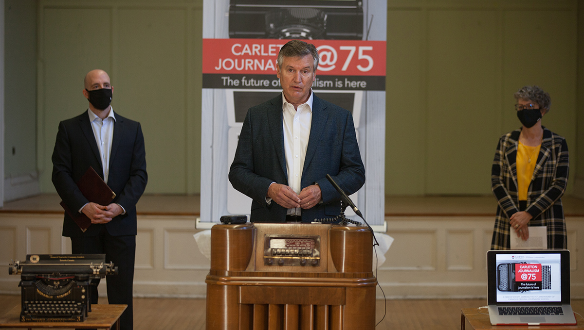 Journalism Program Head Allan Thompson