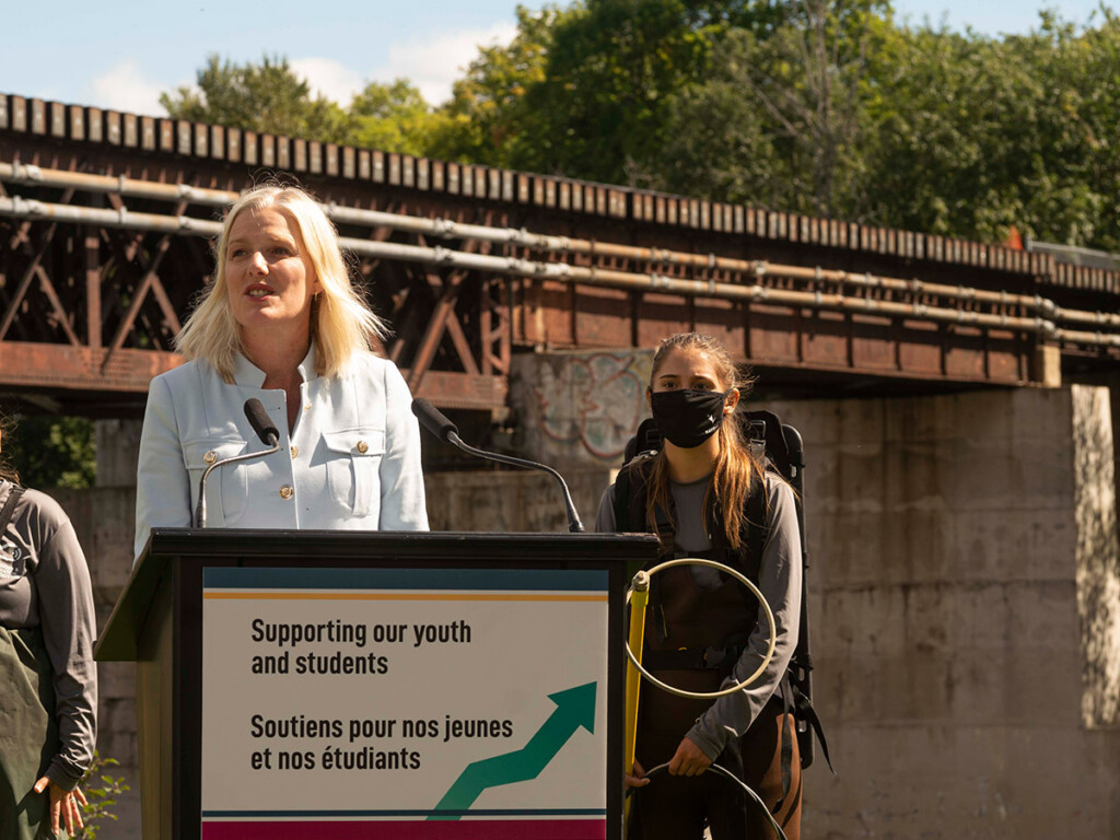 Minister Catherine McKenna Announces New Job Funds for Canadian Youth at Carleton