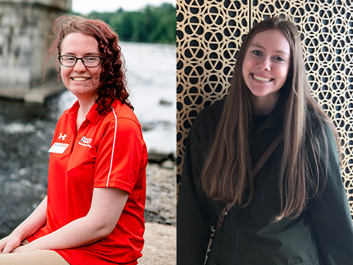 Stephanie Ellis and Hannah Whale