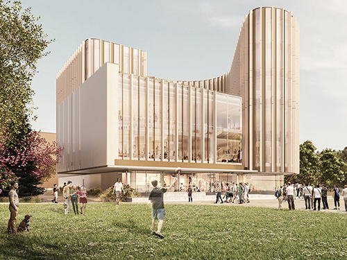 Rendering of Nicol Building