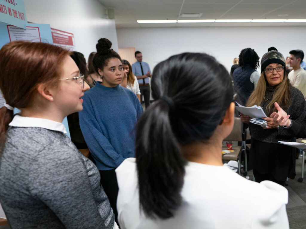 Carleton students examined ways to mitigate health impacts from natural disasters in Indigenous communities during the 2018 One HEALTH Challenge.