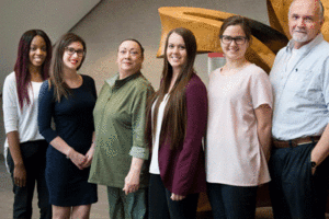 A photo of Paul Menton Centre volunteers and organizers.