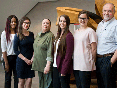 A photo of Paul Menton Centre volunteers and organizers.