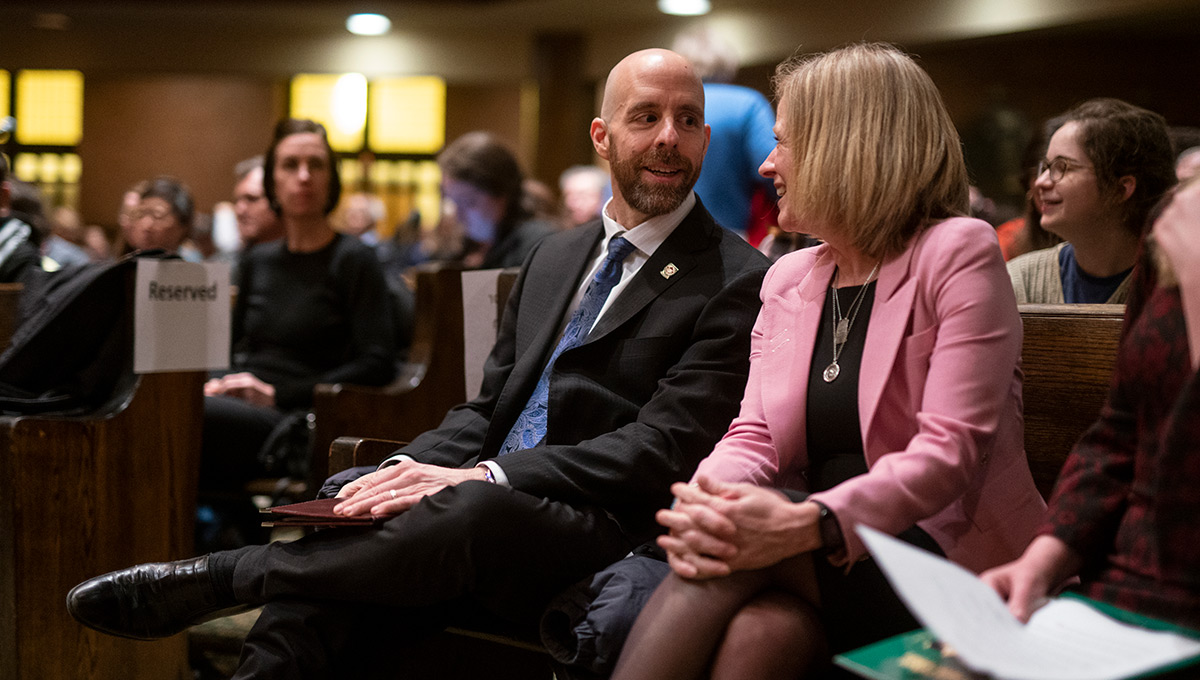 Carleton President Benoit-Antoine Bacon