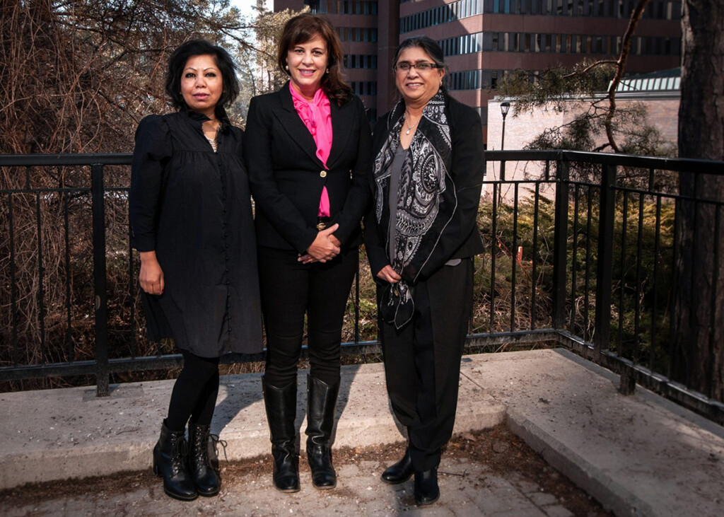 Shuchi Karim, Melanie Adrian, and Rehana Hashmi