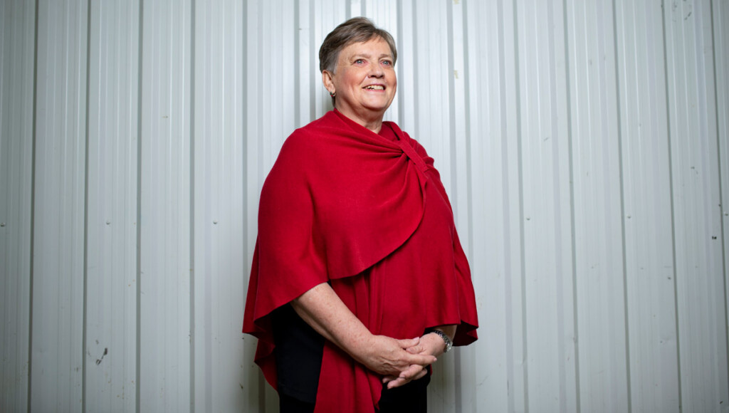 Carleton is helping students get ahead start in an emerging area of expertise in pro sports with a new Basketball Analytics Internship. Pictured here in the Carleton Ice House is Shirley Mills, a Carleton Mathematics and Statistics professor who helped co-ordinate the internship.