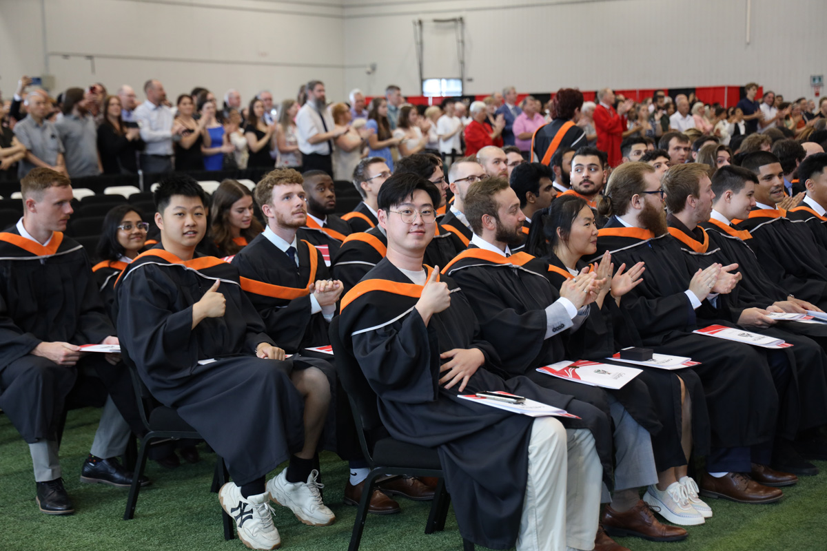 Graduation celebrations at Carleton University during Spring Convocation 2024