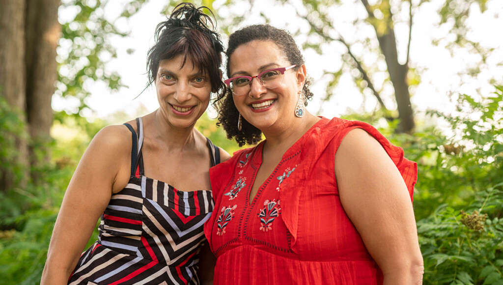 Ummni Khan and Carolyn Ramzy