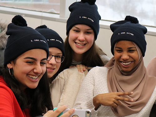 A group of student coders