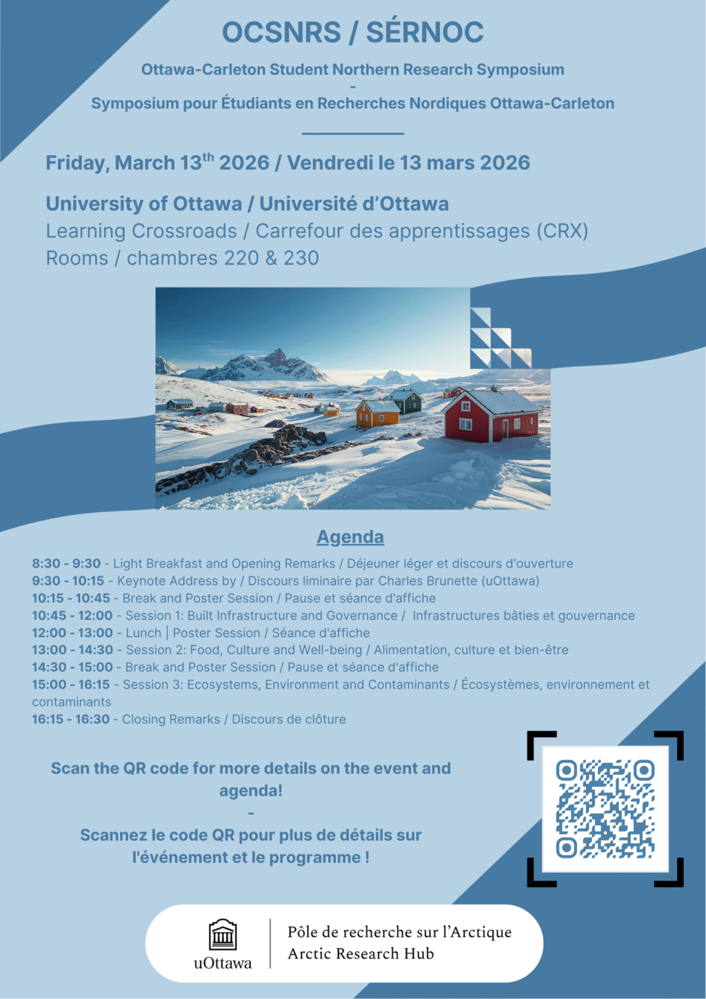 Poster for the 2026 OCSNRS with an agenda