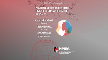 Thumbnail for: 2023 NPSIA Seminar Series – Peaceful Societies Through Health Equity and Gender Equality