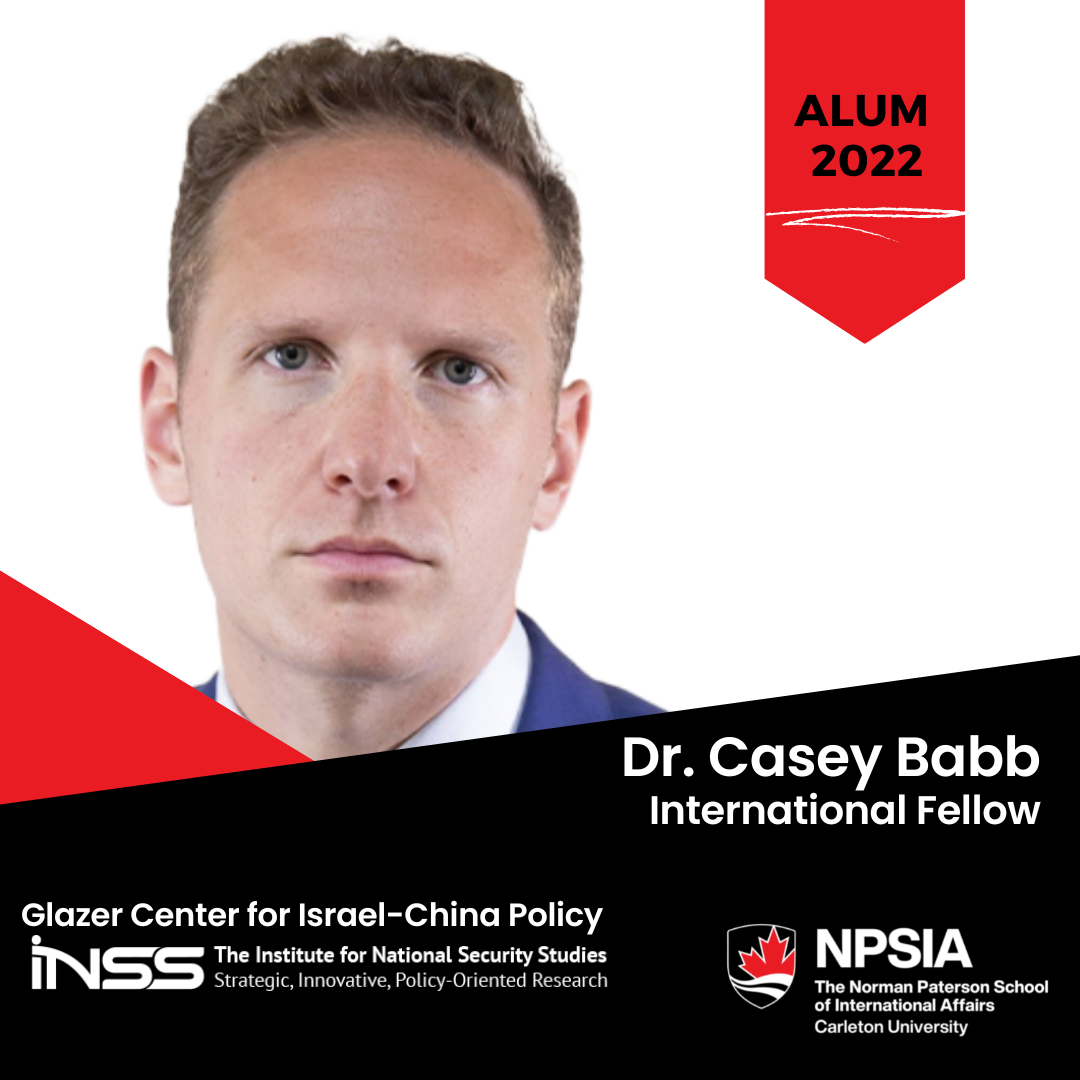 Dr. Casey Babb Named International Fellow Glazer Center For Israel ...