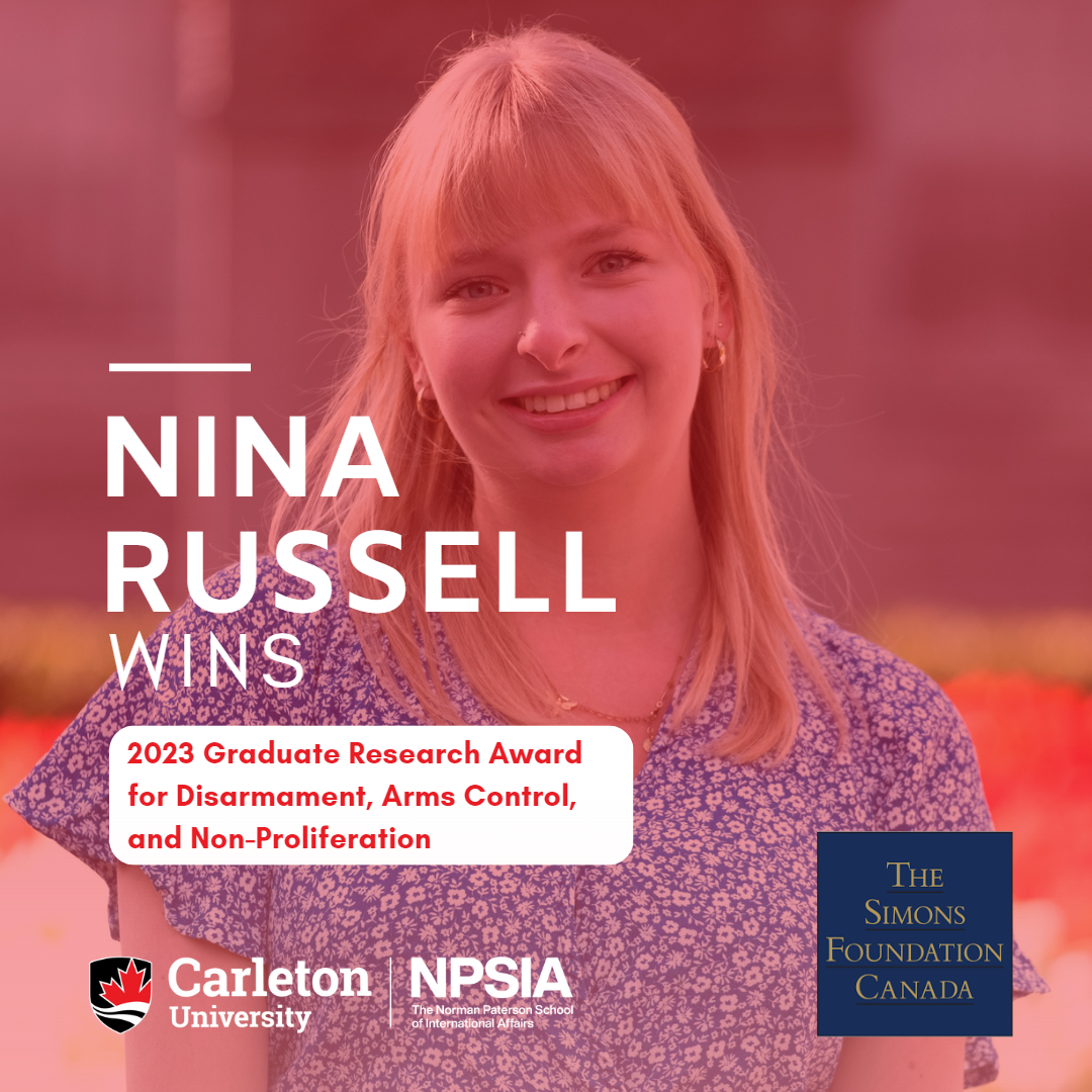 JD MA Student Nina Russell Wins 2023 Graduate Research Award for