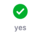 Zoom "Yes" icon
