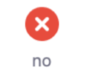 Zoom "no" icon