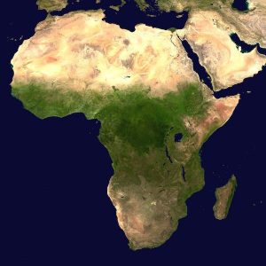 Africa, Satellite image