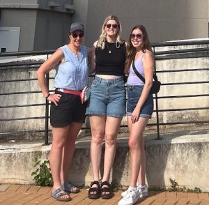Meghan Maack, Katelyn MacCormac and Emma Murgida toured Wits University, as well as a feminist organization and a nonprofit that supports small-scale farmers to grow indigenous African crops.