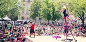 The Royal Manitoba Theatre Centre, in Winnipeg, offers a wide ramp with a gradual slope and non-skid surface and meets many other accessibility options on AANM's checklist of 174 points. The Accessibility Audit Database helps the entire community, not only the Deaf and disabled community, to gain safe access to theatre and the performing arts.