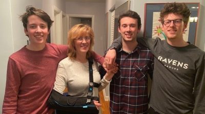 Sarah Pickup And Her Three Sons
