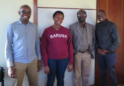 students in the MA in Forced Migration at Moi University, with Dulo Nyaoro, Lead of LERRN’s Kenya Working Group