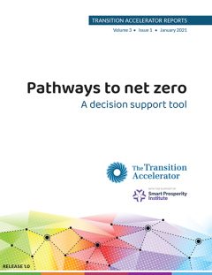 Pathways to net zero, A decision support tool