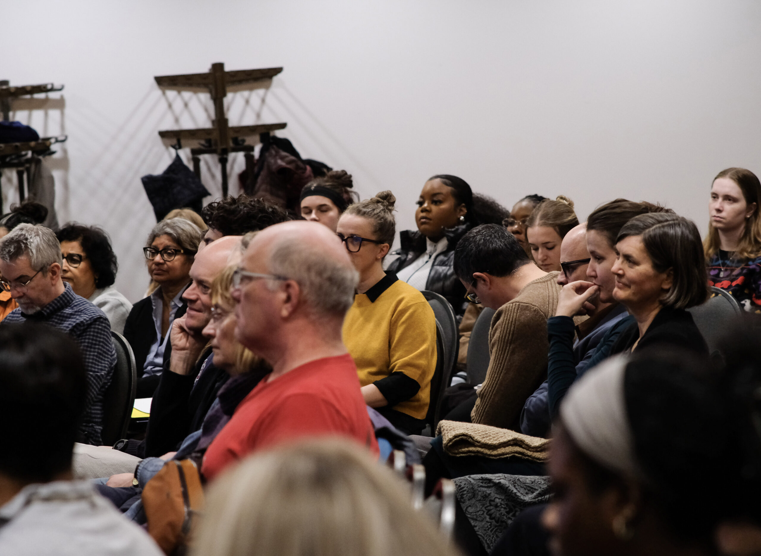 audience listening to lecture