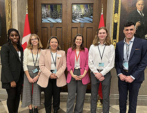 photo of students in House of Commons