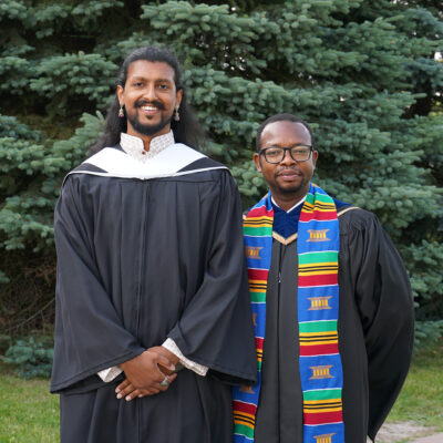 photo of Ashwin Shantha and Isaac Odoom
