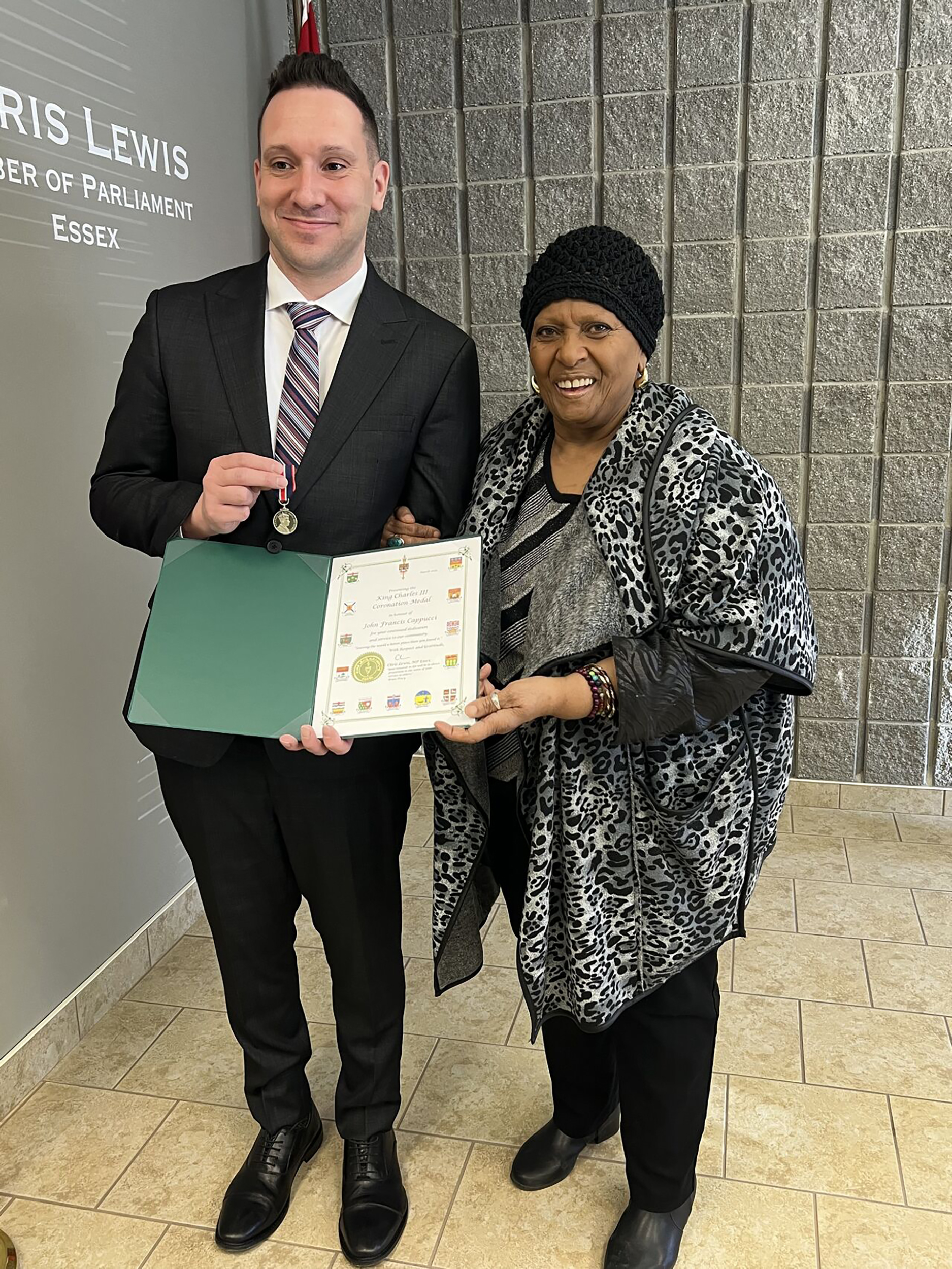 John Cappucci and Elder Lana Talbot