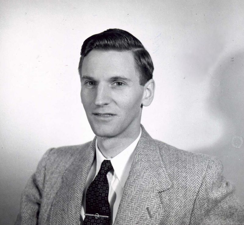 portrait of Kenneth G. McRae, Department Chair 1955-1960.