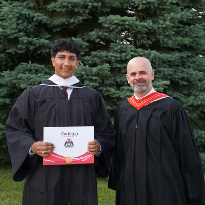 photo of Mujtaba Hussain and Stephen White