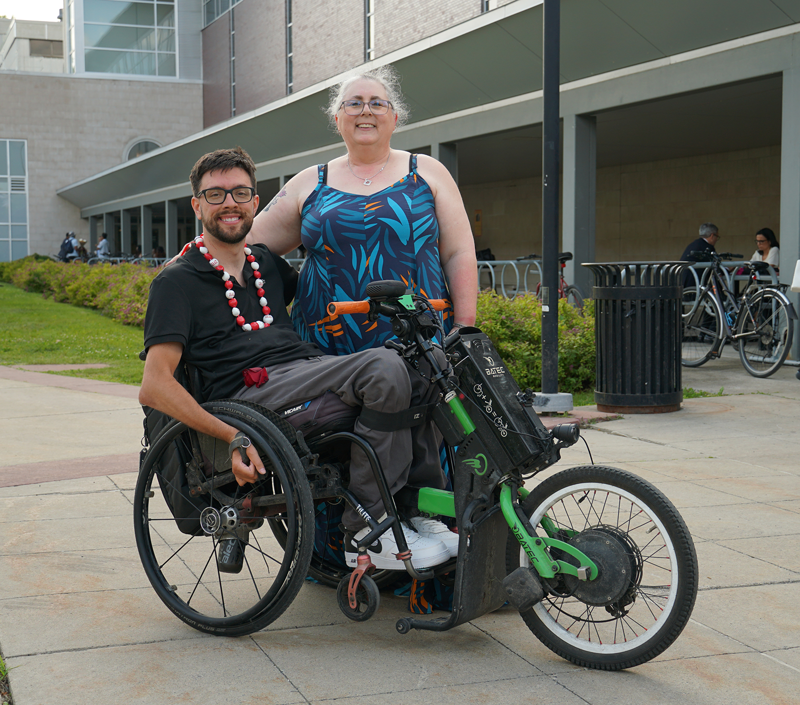 photo of Polisci BA grad Scott Wollin and Undergrad Advisor Sarah Landry