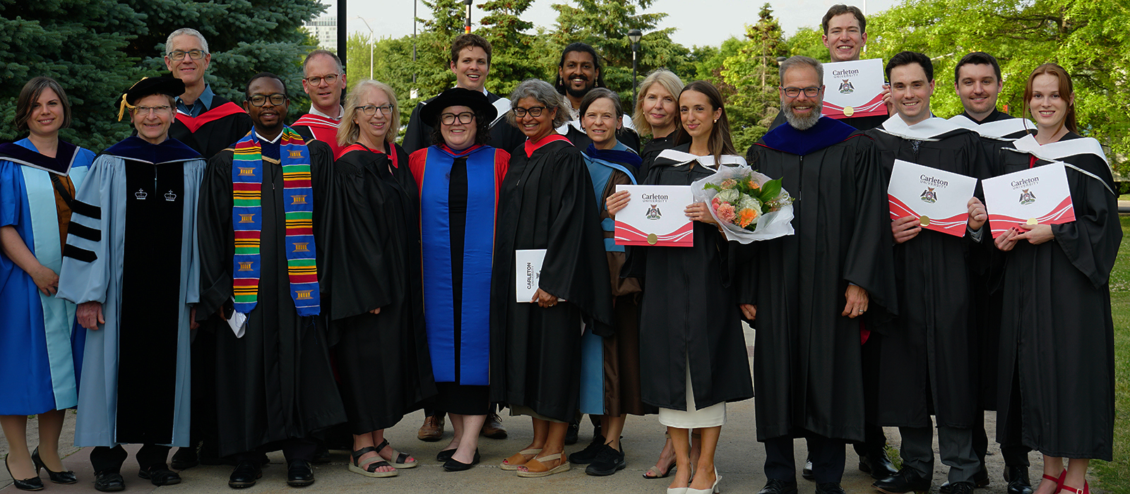 picture of faculty and students DSC04751 at convocation 2025