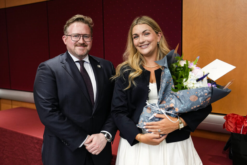 Rob Leforte and Sophia Stacey