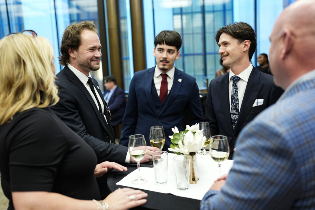 Sam Ritter, James Maxwell-Barillas and guests