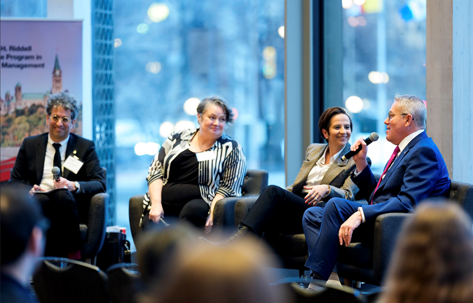 photo of Behind the Scenes panel at the 2026 Riddell Reception