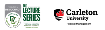 logos for the DCL Lecture series and Carleton University