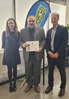 Greg McClinchey is honoured with the King Charles III Coronation Medal