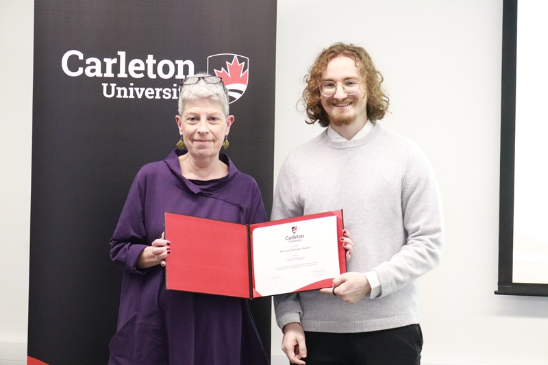 Dean of FASS, Anne Bowker and Jack Ragan.