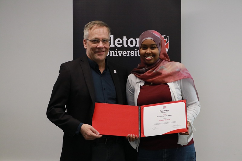 Dean of FED Ronald Miller and Ilhaam Barrow.