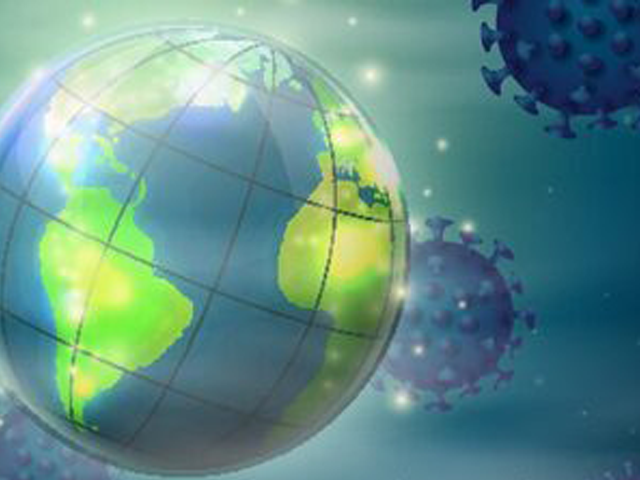 Stock image of a globe