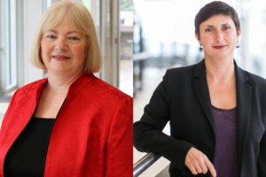 Lorraine Dyke and Catherine Khordoc