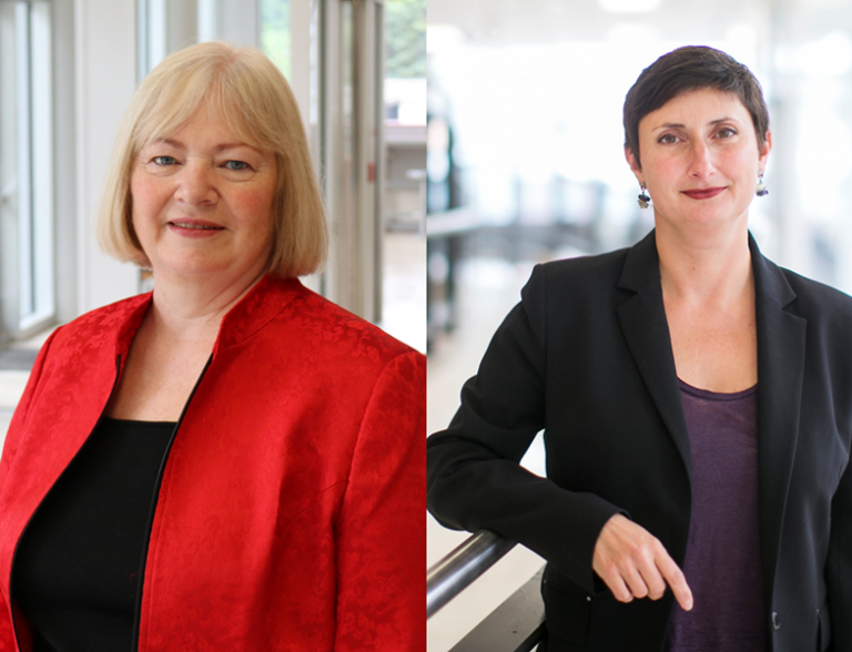 Lorraine Dyke and Catherine Khordoc