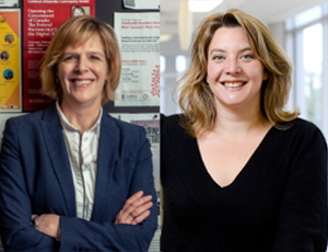 Profs. Anne Trépanier and Sarah Todd