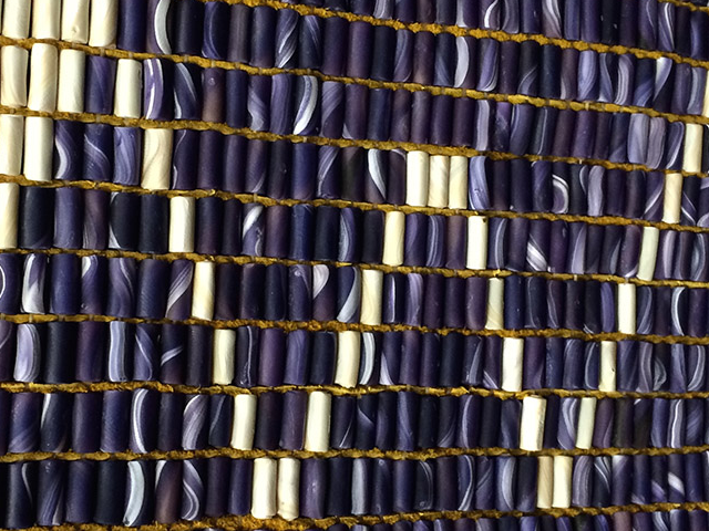 Close up of Wampum Belt