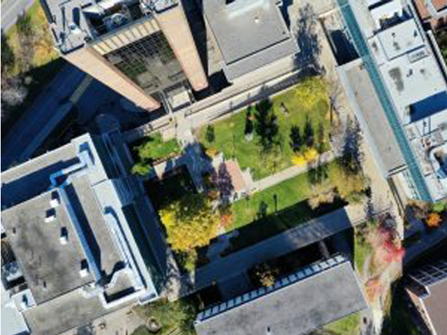 Aerial view of Carleton campus